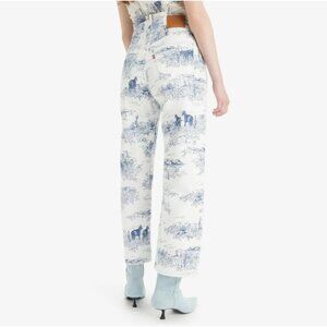 Levis' RIBCAGE STRAIGHT ANKLE WESTERN TOILLE